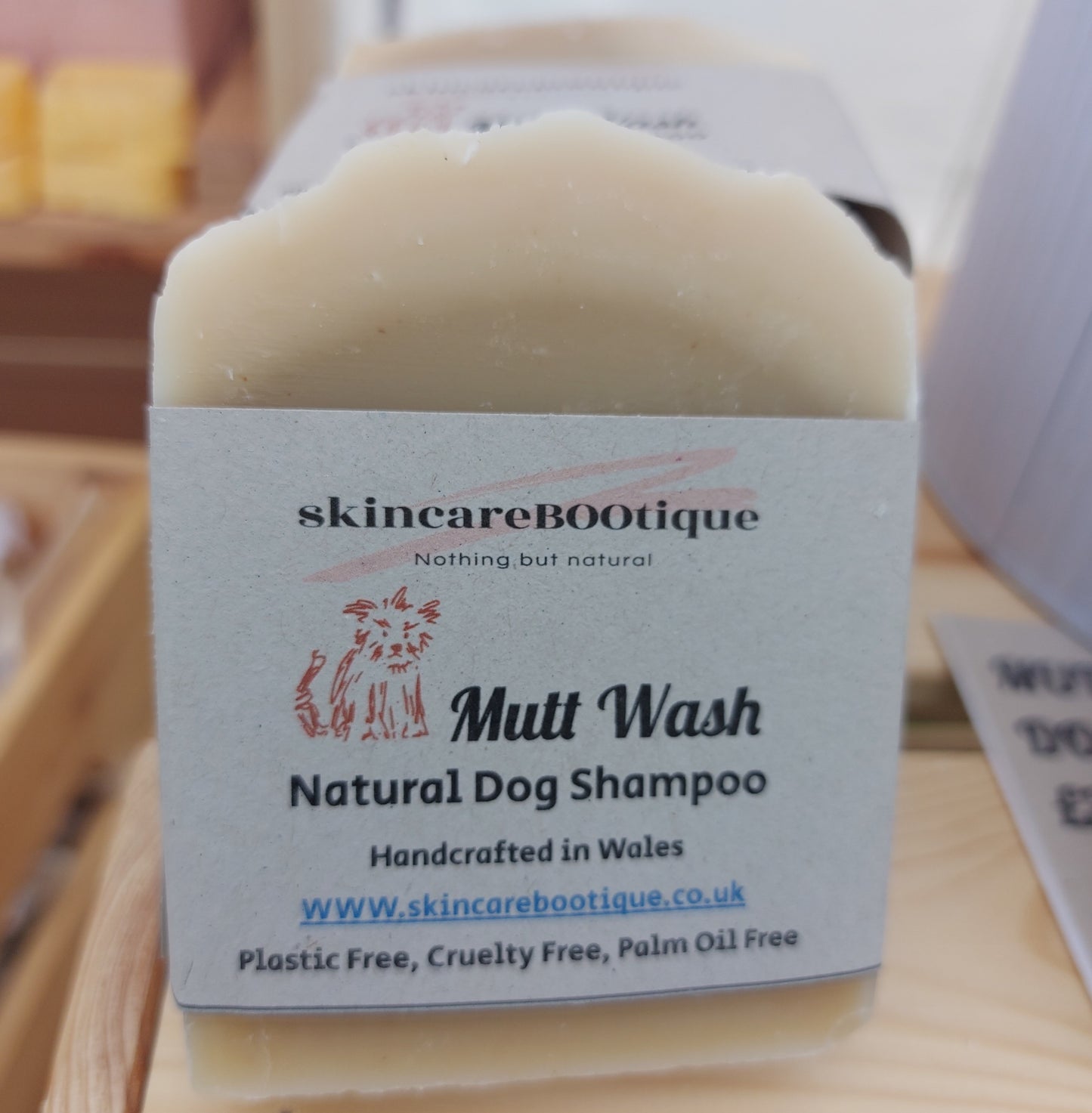 Dog shampoo Natural Handmade Gentle Tea Tree essential oil to combat Ticks fleas and unwanted odours