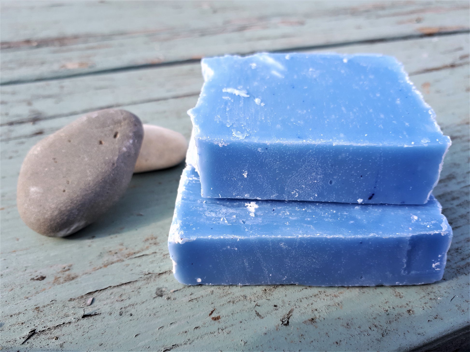 Sea Salt and Juniper Almond Oil Soap naturally Moisturising with a rich lather