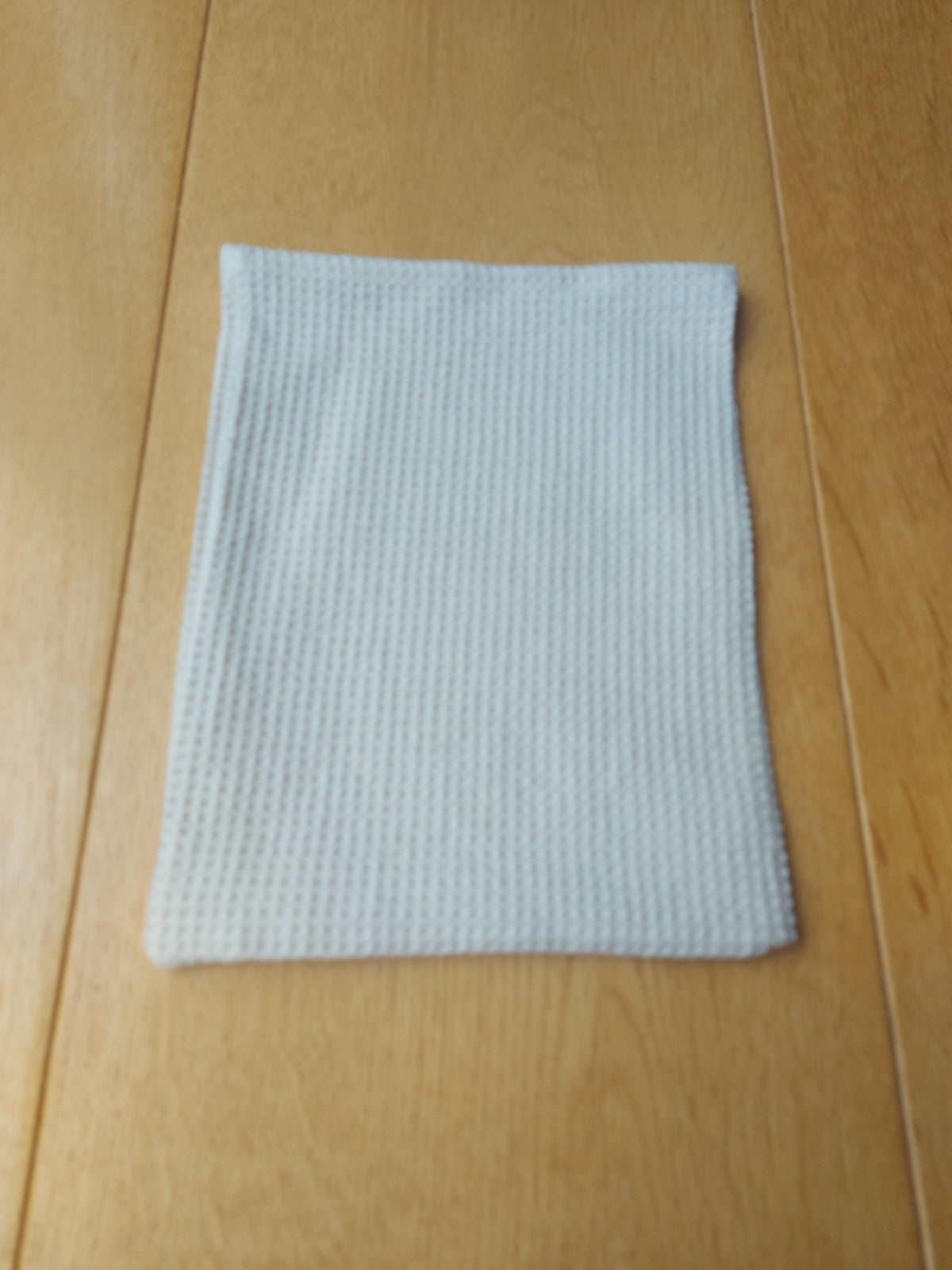 Organic Cotton Micro Waffle Mitt