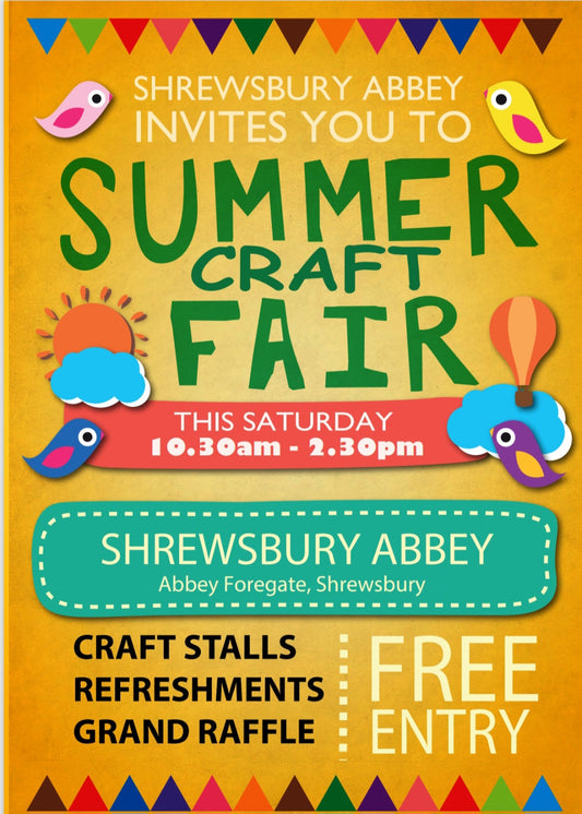 Shrewsbury Abbey Summer Fair 19th July 1030 - 1430