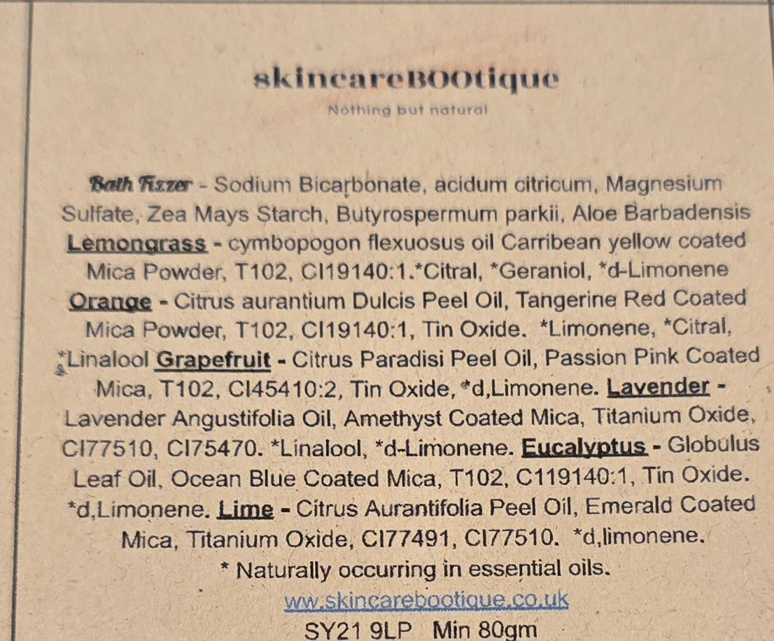 Gift Box of 3 Mixed Bath Fizzers