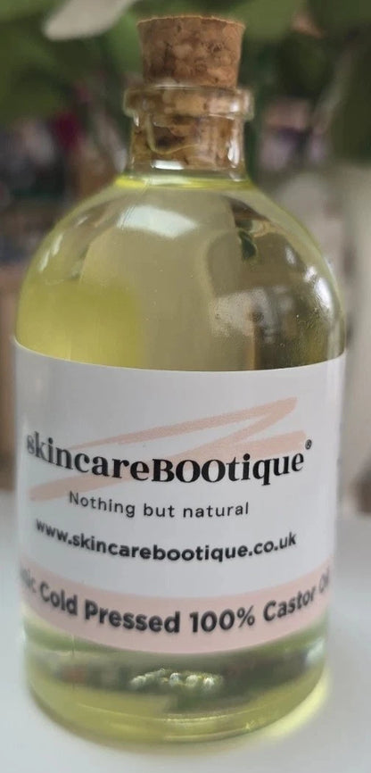 Castor Oil, Organic, Cold Pressed, Hexane Free