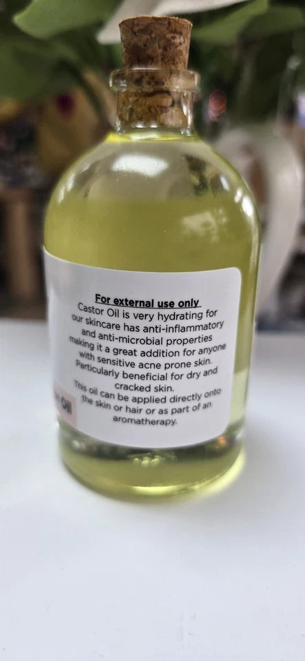 Castor Oil, Organic, Cold Pressed, Hexane Free