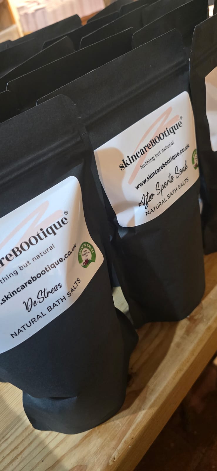 skincareBOOtique De Stress and skincareBOOtique After Sports Soak bath salts  GTIN  