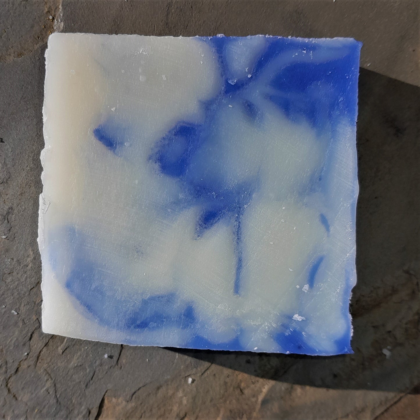 Lavender Blue Swirl Soap Naturally Moisturising Handmade eco friendly