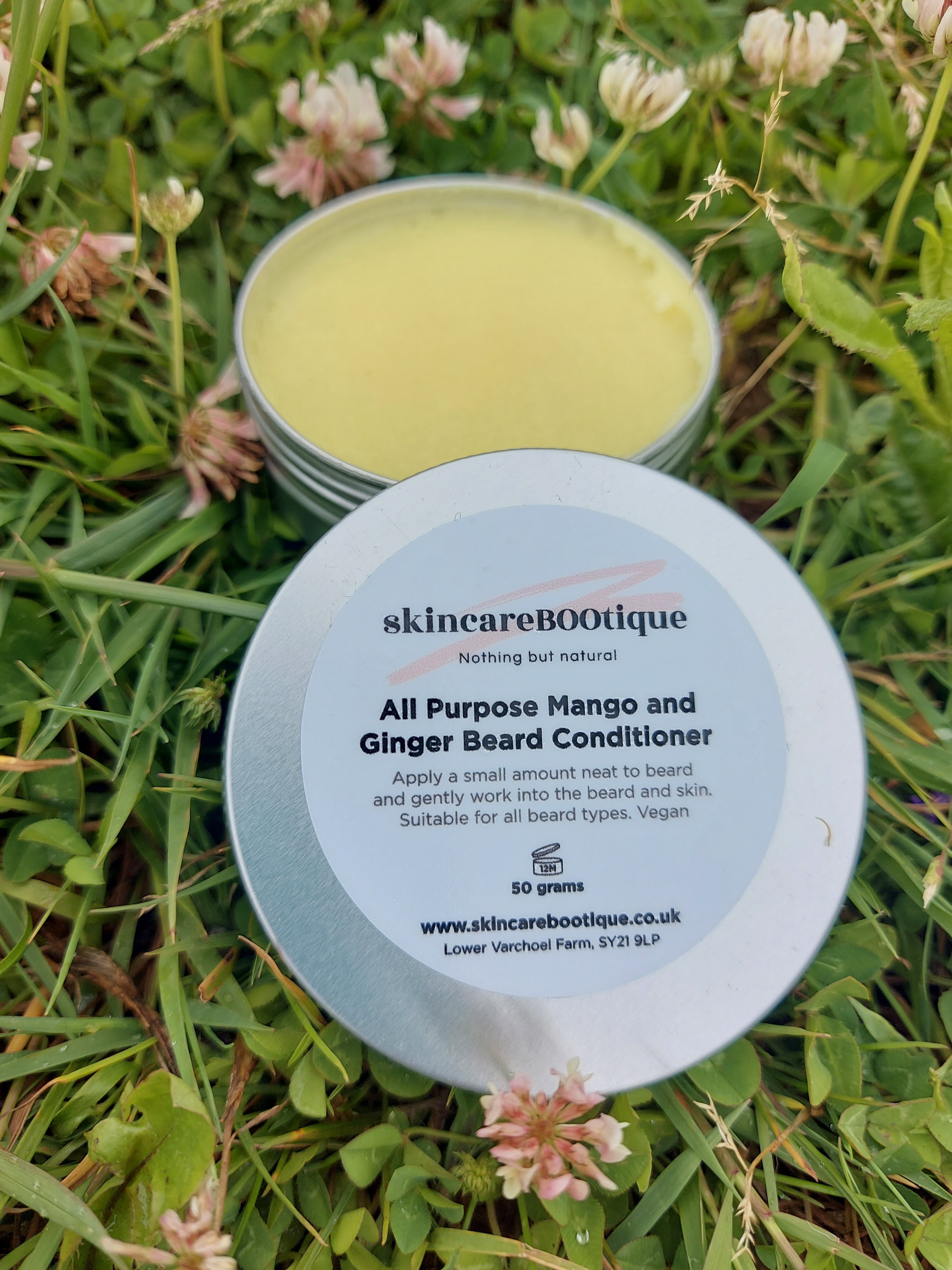 Beard Conditioner soft natural leave in Ginger or Unperfumed